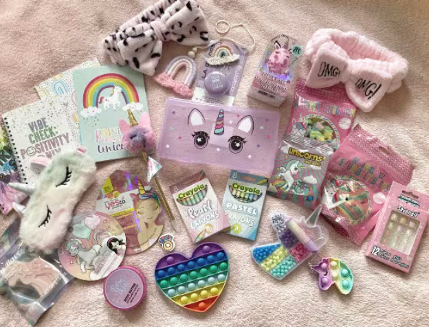 Unicorn Gift Set in Mystery Box for Girls - Pink Glitter Unicorn